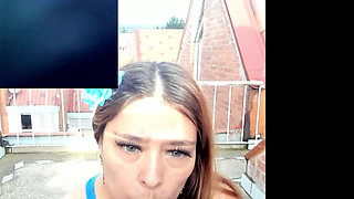 Swallowing a Toy of More Than 1 Meter on the Terrace of My House Double Camera