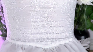 Bride Gets Fucked in the Ass on Her Wedding Day Anal Solo Roleplay