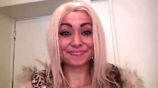 Ivannah Hot Casting: Blonde Amateur Gangbang with Big Tits and Stockings