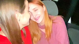 Hot teen lesbians licking on cams