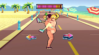 Rolling Around Until We HAVE HOT BEACH SEX! - Rollerbabe