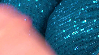 Unexpected Cock Biting From Sadistic Humiliating MILF Mistress in Rubber Gloves with Long Nails