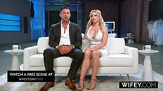 Wifey Bride Danielle Renae Gets Stretched Out in 5 BBC Gangbang While Hubby Watches