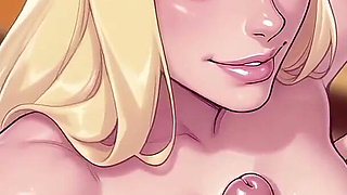 With Great Pleasure #5 - Animated Ai Cartoon Sex Game - Gwen Route