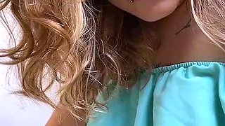 Blonde Teen Solo Masturbating On Webcam