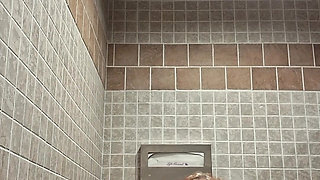Big Beauty Nurse Vicki Dances and Strips in the Bathroom!