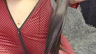 Mistress showing her boobs