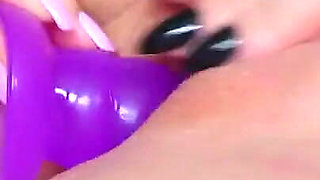 Blonde Step Mom Teaches Step Daughter to Be a Good Little Lesbian Whore