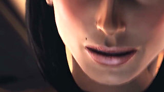 Liara and Eva Futa Sex on a Spaceship - 3D Sci-fi Animation