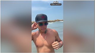 Beach Vacation With My Stepmother Ended In A Great Fuck And Semen On Her Face