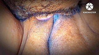 Licking my aunty's hot and hairy pussy