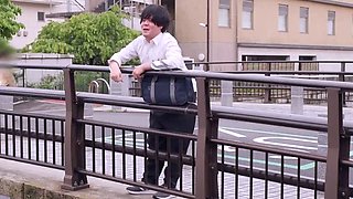 Small tit GF gives POV blowjob on my denim