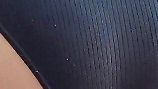 POV My Ass with Black Panties Causes Multiple Shots of Milk Before I Leave for Work