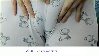 Cameltoe- Swollen Pussy- Masturbate with Pajamas
