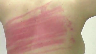 Amy Spanking Machine - Bare Back Whipping