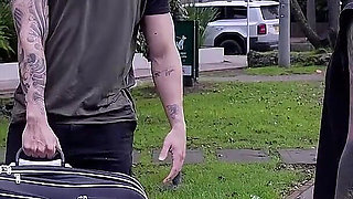 Beautiful Redhead Has a Big Threesome with Her Brother-in-law and Husband Until She Gets All the Milk Out of Her