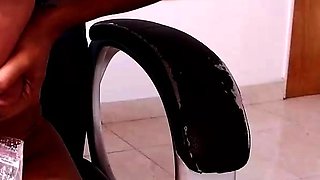 Big boobs milf masturbates with her dildo