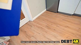 Debt4k. nasty college tart has no rules and is having anal nail with a palace manager