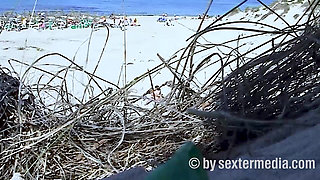Beach Girl Barbetta Gets Naked in the Bushes