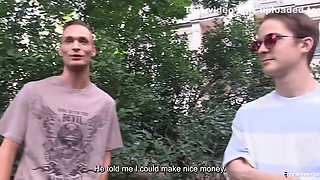 Two Cute Friends Team Up For A Steamy Threesome, Pleasuring Cock And Stretching Limits