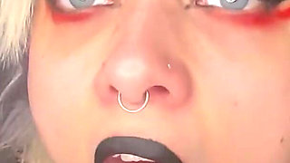 Lipstick Fetish JOI Handjob Jerk off Encouragement Taboo Black Lipstick Dirty Talk Glitterqueen1999