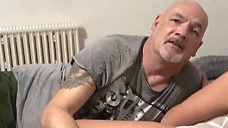 Blonde Teen Fucks Cuckold for the First Time