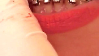 Pussy Play in Medical Gloves... Sexy Curvy MILF