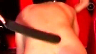 Dominant MILFs Pegging Collared Slaves with Thick Strap-ons