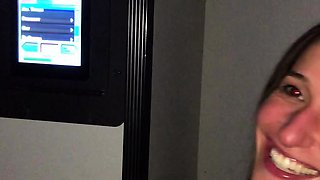 Facialized blowjob amateur glory hole