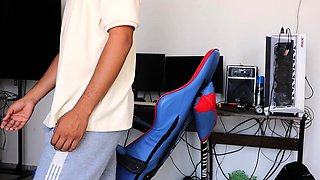 cheating girlfriend talks to her partner while fucking her