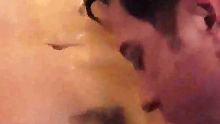 Cuckold humiliation by the hot tub