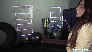 Public Agent - clit stroking scene