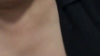 My Stepmother Obliges and Lets Me Cum on Her Tits, Rubbing the Semen on Them.