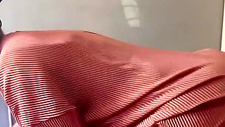 Watching My Huge Booty Auntie Clean up