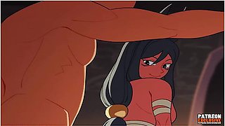 Awake Egypt Woman And Have A Threesome