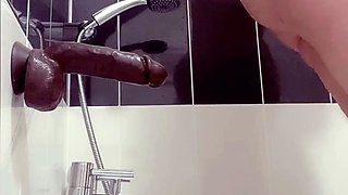 Paige is horny in the bath and shes going to clean her