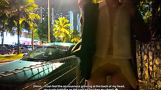 Euro amateur outdoor masturbation
