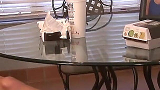 Cutie Gets Foot Fucked Huge Load