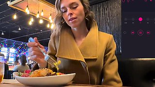 Public fun in changing room and restaurant with Lush remote