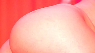 Big boobs mature Redhead MILF strip nude