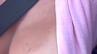 Artemisia Love Flashing Her Juicy Big Tits for You in the Car