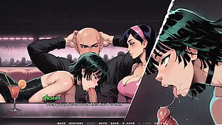 My New Girlfriend Taboo Hentai Game Ep.61 Swinger Couple Having Sex in the Club Vip Booth!