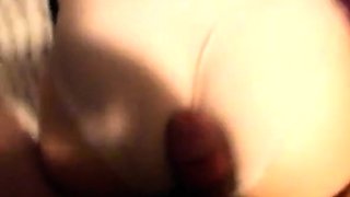 Cum on her panties - amateur CFNM fun