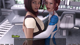 Stranded in Space - Lesbian Makeout Session