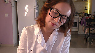 Ice Cream Blowjob Handjob and Cock Worship by Sexy Nurse