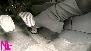 Revving in Cloth Black Boots