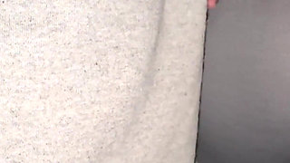 She Lets a Stranger Touch Her Ass and She Grabs His Hard Cock