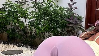 Black and round asses