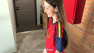 Brunette Creampied During Soccer