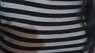 My Stepsister Crystal Masturbates on the Floor at Home When Her Husband Goes to Work